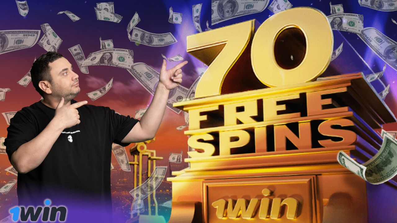 1win - 70 free spins