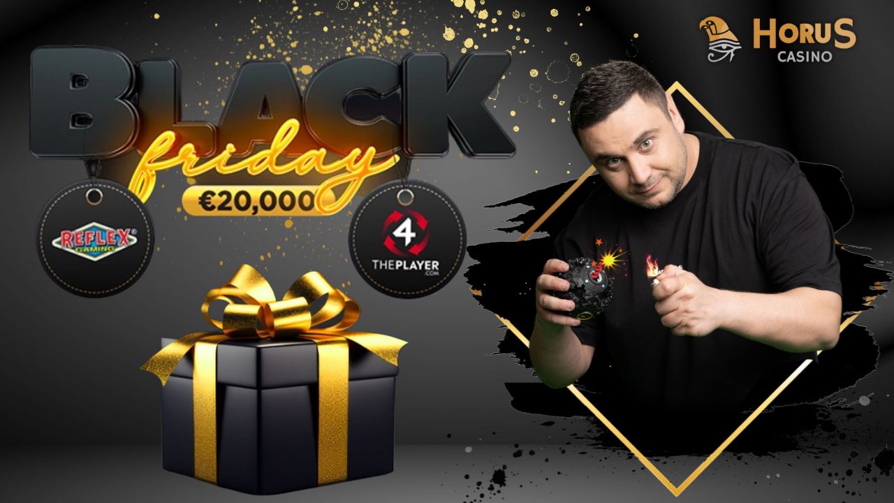 Horus Casino - Yggdrasil Black Friday is giving away 20,000 EUR